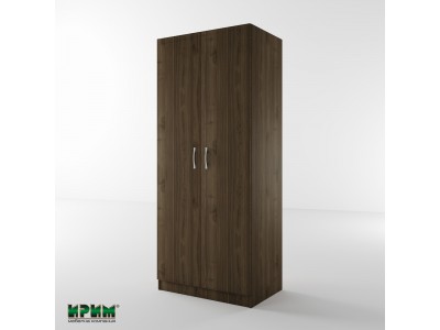 Двукрилен гардероб Сити 1001 (орех адмирал)